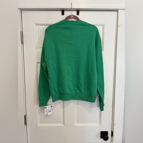 Meowy Christmas Green Kitten Christmas Sweatshirt IML - Picture 2 of 4